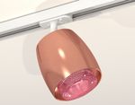 Крепеж трековый поворотный A2536 SWH белый песок D70*H66mm (для корпуса D70mm)