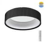 7712/56L AVRA LED SN 574 Светильник металл/акрил/белый/черный LED 56Вт 3000-6500К D460 IP20 пульт ДУ SHARMEL
