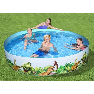 Бассейн Dinosaur Fill'N Fun 244*46 см  Bestway 55001