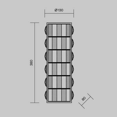Настенный светильник (бра) Castello 3000К 17Вт, MOD336WL-L35G3K. TM Maytoni
