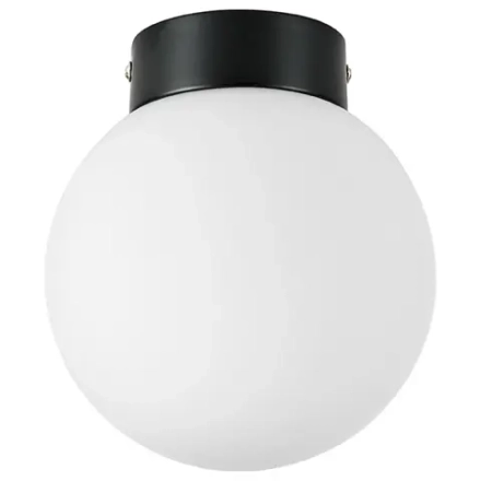 812017 Люстра GLOBO 1х40W E14 ЧЕРНЫЙ/БЕЛЫЙ
