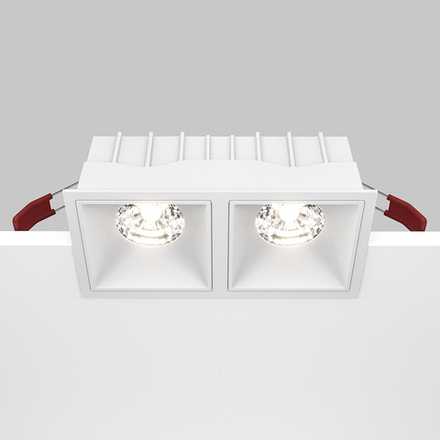 Встраиваемый светильник Alfa LED 4000K 2x15Вт 36°, DL043-02-15W4K-SQ-W. TM Maytoni