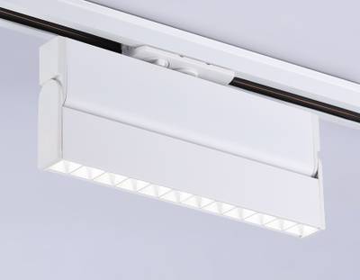 Светильник светодиодный трековый GL6816 WH белый LED 12W 4200K 24° 230*22*87