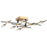 745147 Люстра BERGAMO LED 5Wх10 4000LM ЧЕРНЫЙ МАТОВЫЙ/ЗОЛОТО 4000K Lightstar