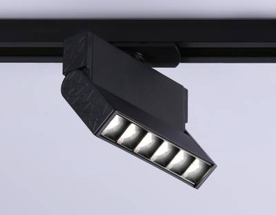 Светильник светодиодный трековый GL6814 BK черный LED 6W 4200K 24° 115*22*87