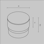 Матовый рассеиватель для Focus Led 5Вт, RingSAcr-5-W. TM Maytoni