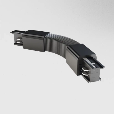 Коннектор гибкий Trinity черный, TRA005CF-31B. TM Maytoni