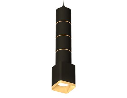 Комплект подвесного светильника XP7813010 SBK/SGD черный песок/золото песок MR16 GU5.3 (A2302, C6302, A2062, C6302, A2062, C6302, A2062, C6302, A2062, C7813, N7704)