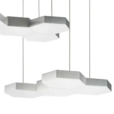 750262 Люстра подвесная FAVO LED-80W 3840LM Silver 3000K Lightstar