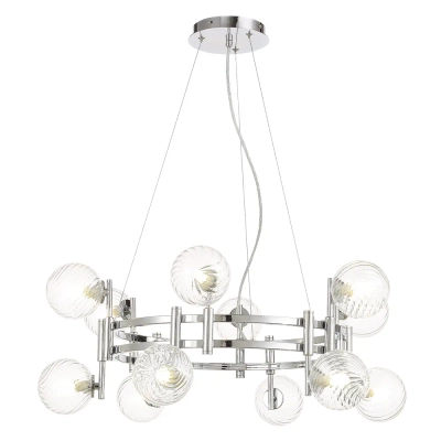 Люстра Crystal Lux LUXURY SP12 CHROME 2271/312