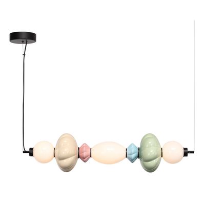 SL6134.443.01 Светильник подвесной ST-Luce черный/зеленый, розовый, желтый, синий, опаловый LED 1*24