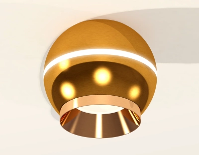 Комплект накладного светильника XS1105002 PYG золото желтое полированное MR16 GU5.3 LED 3W 4200K (C1105, N7034)