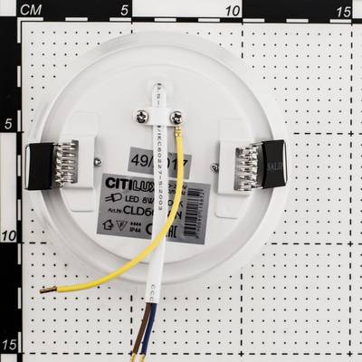 Citilux Дельта CLD6008N LED Встраиваемый светильник с диммером Белый