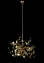 Светильник подвесной Crystal Lux GARDEN SP3 D400 GOLD 1860/203