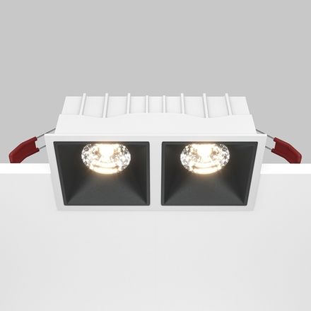 Встраиваемый светильник Alfa LED 3000K 2x15Вт 36°, DL043-02-15W3K-SQ-WB. TM Maytoni