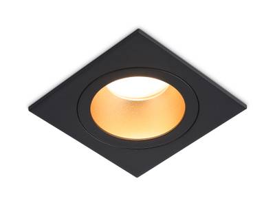 Светильник встраиваемый TN102829 BK/GD черный/золото GU5.3 92*92*50