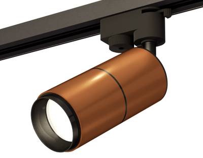 Комплект трекового однофазного светильника XT6304001 SCF/PBK кофе песок/черный полированный MR16 GU5.3 (A2521, C6304, A2061, C6304, N6121)