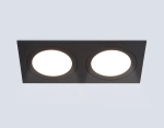 Светильник встраиваемый TN51827/2 BK черный GX53/2 max 15W 215*110*39