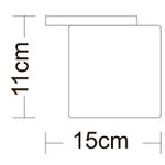 Настенный светильник Arte Lamp VIRATA A1807AP-1WH, LED