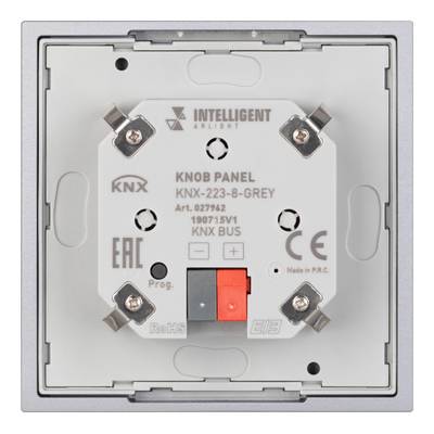 INTELLIGENT ARLIGHT Панель KNX-223-8-GREY (BUS) (IARL, IP20 Пластик, 3 года)