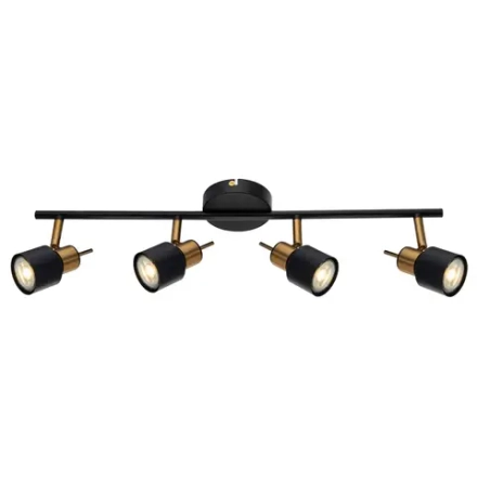 Спот Arte Lamp ALMACH A1906PL-4BK, 4хGU10