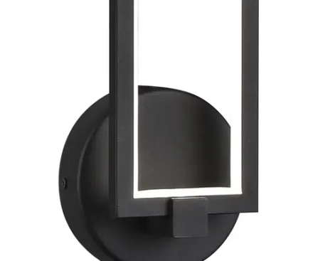 08459,19 Бра Алони черный w50*10*7,5 Led 18W (4000K)