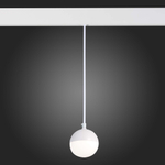 ST358.543.07 Магнитный трековый светильник подвесной белый LED 1*7W 4000K 520Lm Ra>80 120° IP20 D90xH90 48V
