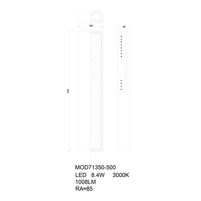 Бра Mystix FL1199-5W, LED