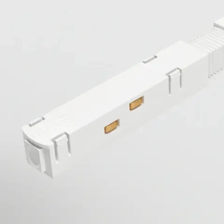 Коннектор питания прямой S35 белый, TRA004PC-22W. TM Maytoni