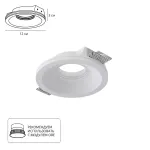 Точечный встраиваемый светильник Arte Lamp INVISIBLE A9287PL-1WH, 1хGU10