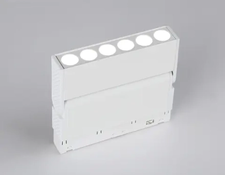 Светильник светодиодный поворотный для шинопровода Magnetic GL4038 WH белый IP20 6W 4200K 48V 24° 115*22*105