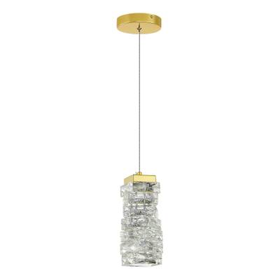 SL6010.203.08 Подвес ST-Luce Золотистый/Прозрачный LED 1*8W