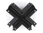 Коннектор х-образный для встраиваемого шинопровода Magnetic GL3358 BK черный 170*170*46,8