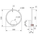 Настенный светильник Arte Lamp ERRAI A2195AP-1BK, 1хLED