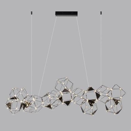 5087/64L L-VISION ODL25 505 черный хром/металл Люстра LED 64W 4000K 3800Лм TRELLIS