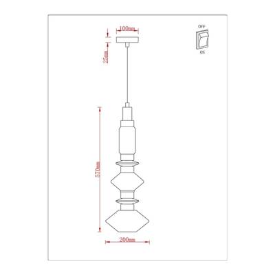 Подвесной светильник Arte Lamp FIORATO A2442SP-16PB, 1хLED