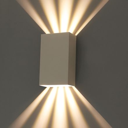 Фасадный светильник Arte Lamp ALGOL A5640AL-2WH, 2хLED