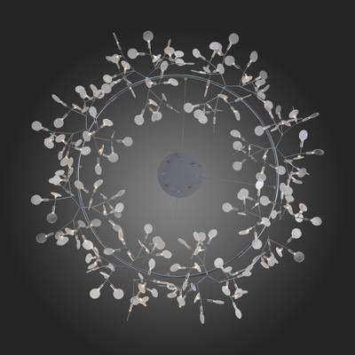 SL379.103.216 Люстра подвесная ST-Luce Серебристый/Белый LED 216*0,5W 3500K