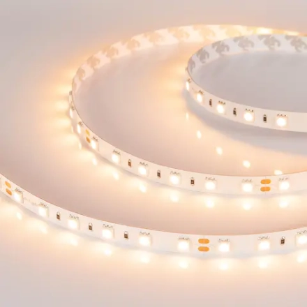 Лента RT-B60-10mm 24V Warm2400 (14.4 W/m, IP20, 5060, 5m) (Arlight, 14.4 Вт/м, IP20)