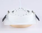 Светильник встраиваемый TN5230 WH/GD белый/золото GX53 max 12W 110*110*35