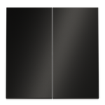 VLSM000312 Клавиши для выключателя/переключателя двухклавишного, S70 Metal (антрацит). (ТМ Maytoni)