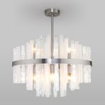 Потолочная люстра Умный дом 367/9 Smart никель