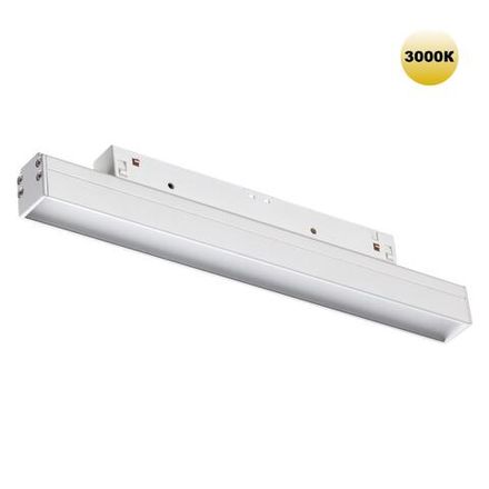 359198 SHINO NT23 079 белый Трековый светильник для низков. шинопровода IP20 LED 3000К 12W 48V 900Лм FLUM