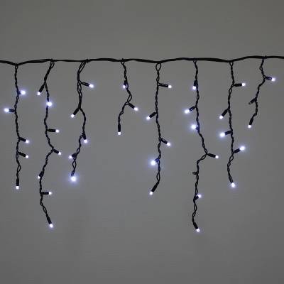 A-520 LED W FLASH светодиодная "бахрома" 3x0.6м 140LED черный провод влагозащ., морозостойкий