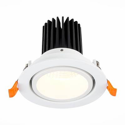 ST705.538.10 Св-к встр. Белый LED 1*10W 3000K 750Lm Ra>90 38° IP20 D102xH85 170-240V