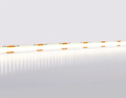 Светодиодная лента GS2602 COB 320Led/ 10W m/ 12V IP20 4500K/ 5000*8*1.54mm/ кратность резки 50mm (2 конт.)
