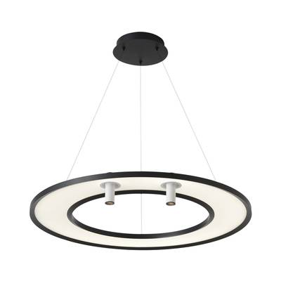 Светильник подвесной Crystal Lux CONTOUR SP50W LED BLACK 3800/250