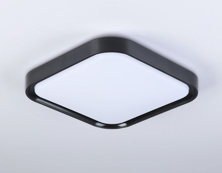 Потолочный светодиодный светильникFZ1262 BK черный 18W 5000K 250*250*60 (Без ПДУ)