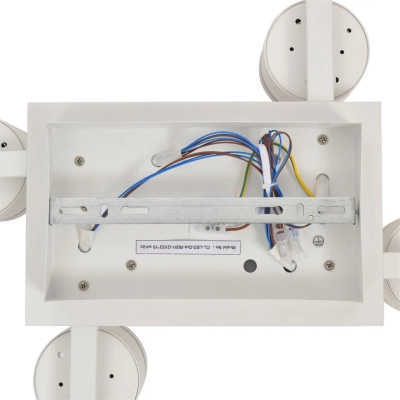8303/10C COMFI LN26 237 белый, металл Светильник потолочный GX53 LED 10*7W 220V AGNIA