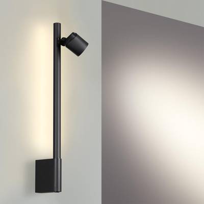 359313 OVER NT24 290 черный Светильник настенный диммируемый (выключатель) IP20 LED 7W+7W 4000K 220-240V FERMO